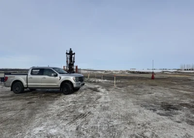 Primrose Ground Control truck on jobsite